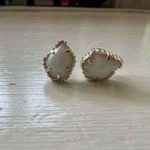 Kendra Scott Earrings Gold and Ivory Studs